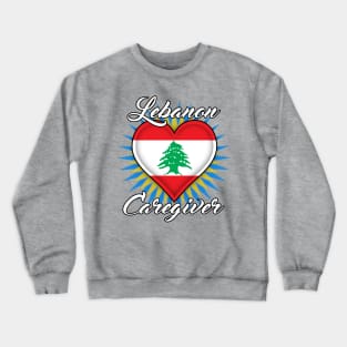 Lebanon Caregiver (white font) Crewneck Sweatshirt